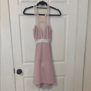 Pink Cutout Dress